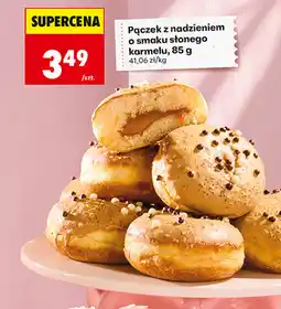 Biedronka Pączek z nadzieniem o smaku słonego karmelu oferta
