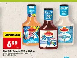Biedronka Sos Keto Roleski, 280 g-360 g: amerykański, czosnkowy, 3 papryki oferta