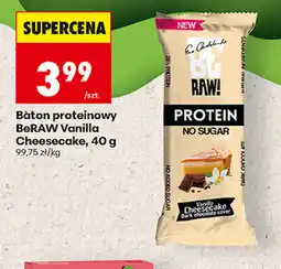Biedronka Baton proteinowy BeRAW Vanilla Cheesecake oferta