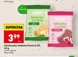 Biedronka Ciasteczka matcha Frank & Oli oferta