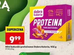Biedronka Mini batoniki proteinowe Dobra Kaloria oferta