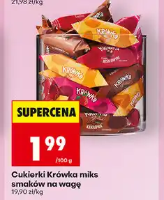 Biedronka Cukierki Krówka miks smaków na wage oferta