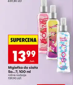 Biedronka Mgiełka do ciała So...? oferta