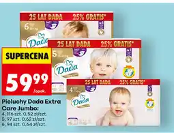 Biedronka Pieluchy Dada Extra Care Jumbo oferta