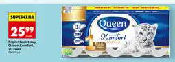 Biedronka Papier toaletowy Queen komfort, 20 rolek oferta
