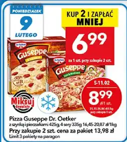 Lewiatan Pizza Guseppe Dr. Oetker z szynką i pieczarkami oferta