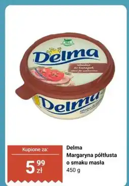 Biedronka Margaryna półtłusta o smaku masła Delma oferta