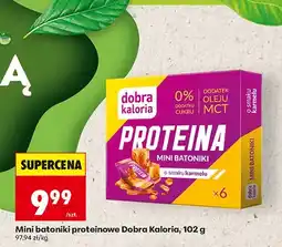 Biedronka Baton proteinowy mini Dobra Kaloria o smaku karmelu oferta