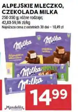 Stokrotka Market Alpejskie Mleczko, czekolada MILKA oferta