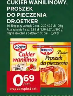 Stokrotka Market Cukier wanilinowy, proszek do pieczenia Dr. Oetker oferta