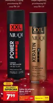 Biedronka Lakier do włosów NIUQI, 400 ml oferta