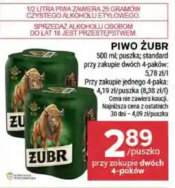Stokrotka Market Piwo ŻUBR oferta
