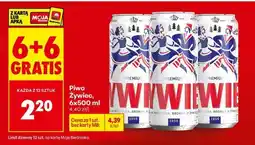 Biedronka Piwo Żywiec 6x500 ml oferta