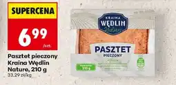Biedronka Pasztet pieczony Kraina Wędlin Nature, 210 g oferta