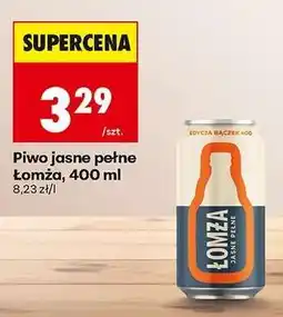 Biedronka Piwo jasne pełne Łomża, 400 ml oferta