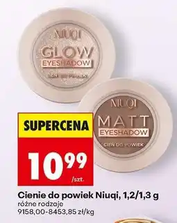 Biedronka Cienie do powiek Niuqi, 1,2/1,3 g oferta
