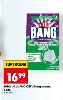Biedronka Tabletki do WC Cillit Bang sosna, 6 szt oferta