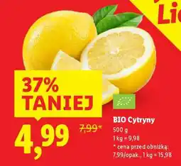 Lidl BIO Cytryny oferta