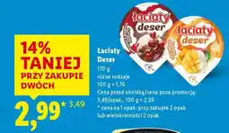 Lidl Łaciaty deser oferta
