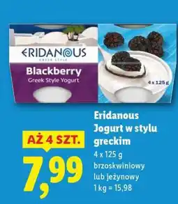 Lidl ERIDANOUS Jogurt w stylu greckim oferta