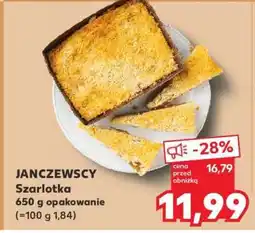 Kaufland JANCZEWSCY Szarlotka 650 g opakowanie oferta