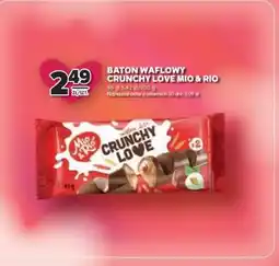 Stokrotka Market Baton waflowy Crunchy Love Mio & Rio oferta