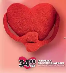 Stokrotka Market PODUSZKA BIG SERCE Z ŁAPKAMI oferta