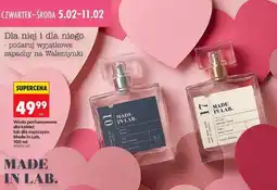 Biedronka Woda perfumowana dla kobiet lub dla mężczyzn Made in Lab, 100 ml oferta