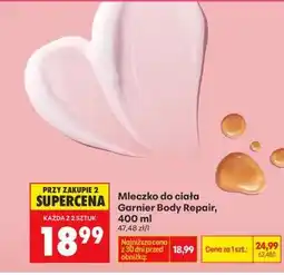 Biedronka Mleczko do ciała Garnier Body Repair, 400 ml oferta