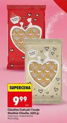 Biedronka Ciastka Całuski Twoje Słodkie Chwile, 520 g oferta