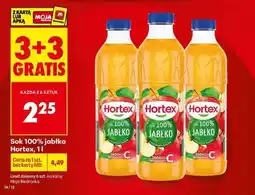 Biedronka Sok 100% jabłko Hortex, 1l oferta