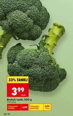 Biedronka Brokuł opak 500 g oferta