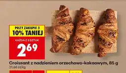 Biedronka Croissant z nadzieniem orzechowo kakaowym , 85 g oferta