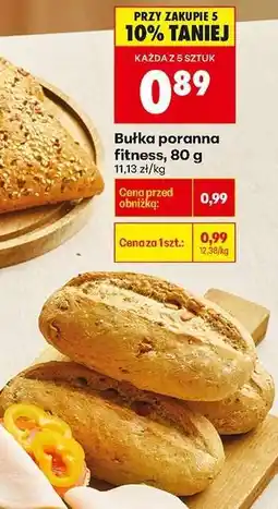 Biedronka bułka poranna fitness , 80 g oferta