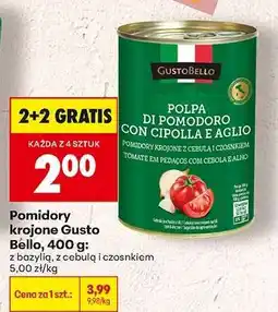 Biedronka Pomidory krojone Gusto Bello, 400 g oferta