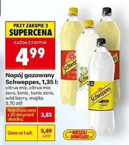 Biedronka Napój gazowany Schweppes, 1,35 l oferta
