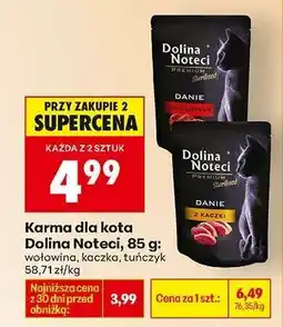Biedronka Karma dla kota Dolina Noteci, 85 g oferta