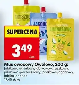 Biedronka Mus owocowy Owolovo, 200 g oferta