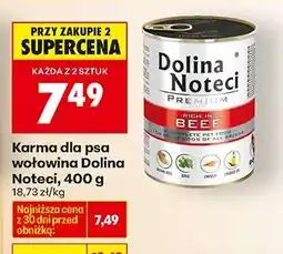 Biedronka Karma dla psa wołowina Dolina Noteci, 400 g oferta