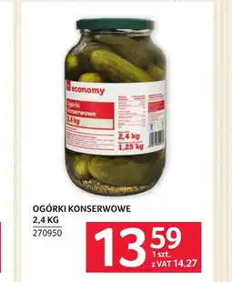 Selgros Ogórki konserwowe Economy oferta