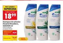 Biedronka Head & Shoulders (różne rodzaje) 360/400 ml oferta