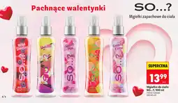 Biedronka Mgiełka do ciała SO...?, 100 ml (różne rodzaje) oferta