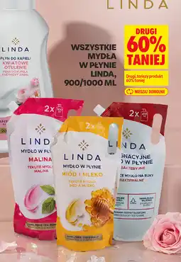 Biedronka Mydło w płynie Linda, 900/1000 ml (różne rodzaje) oferta
