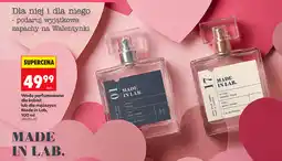 Biedronka Woda perfumowana dla kobiet lub dla mężczyzn Made in Lab oferta