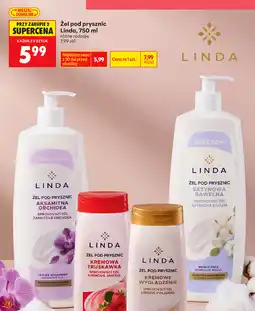 Biedronka Żel pod prysznic Linda, 750 ml (Aksamitna Orchidea, Satynowa Bawełna) oferta