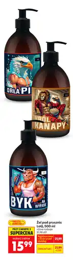 Biedronka Żel pod prysznic L.A.Q. (Orzeł, Król Kanapy, Byk) oferta