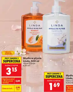 Biedronka Mydło w płynie Linda, 500 ml (różne rodzaje) oferta