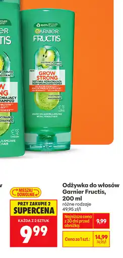 Biedronka Garnier Fructis Odżywka do włosów, 200 ml (Grow Strong) oferta