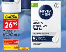 Biedronka Woda lub balsam po goleniu Nivea Men Sensitive After Shave Balm oferta