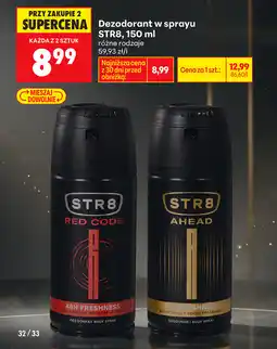 Biedronka Dezodorant w sprayu STR8 oferta